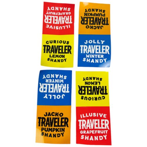 Traveler Beer Pumpkin Lemon Tap Handle Shandy Seasonal Inserts 13" New In Box - Picture 2 of 20
