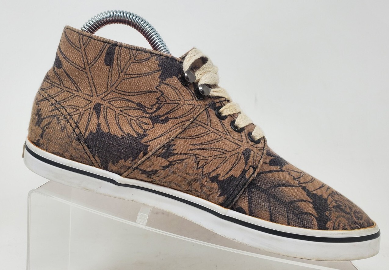 Vans Leaves Leaf Ankle Lace Up Shoes Womens 5.5 Brown Salmon VN-0SDV7K6 thumbnail 3