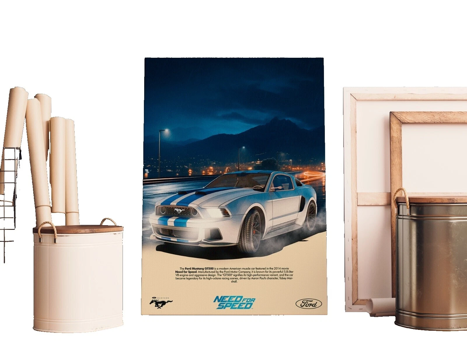 Carreras de coches enmarcado afiches y grabados de decoración para el Hogar