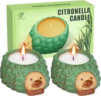 Citronella Kerze 2Er Set Outdoor Sojawachs Geschenk Frauen Camping