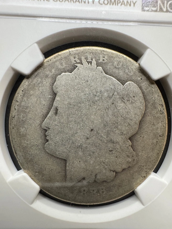 1886 Morgan $1 NGC PO01 Rare Lowball Scarce Straight Grade Low Pop Collector's  - Image 2 of 4