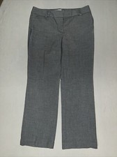 Charter Club Pant Shop Women s Flat Front Pants Size 12 Gray -756