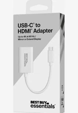 Best Buy essentials- USB-C to HDMI Adapter - White