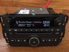 2009-2012 Gmc Acadia Cd Radio 3.5mm Aux Mp3 Input Unlocked Programmed To Vin