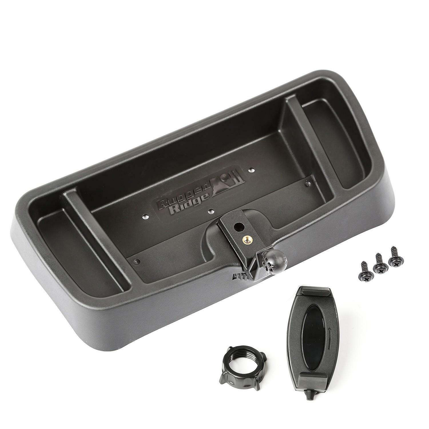 Support de téléphone Jeep Wrangler 97-06 fixation tableau de bord noir orientable