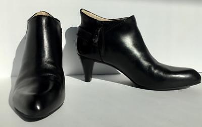 cole haan black ankle boots