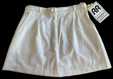 Vintage RR Sportsware Ruth Robbins White Tennis Skirt Women's Size 6 USA Made