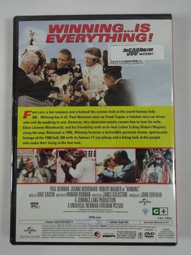 Winning Paul Newman Indianapolis 500 DVD Movie Indy New - Picture 2 of 6
