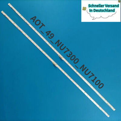 2 Stück LED-Streifen für Samsung BN96-45953A LM41-00630A LM41-00557A UE49NU7100