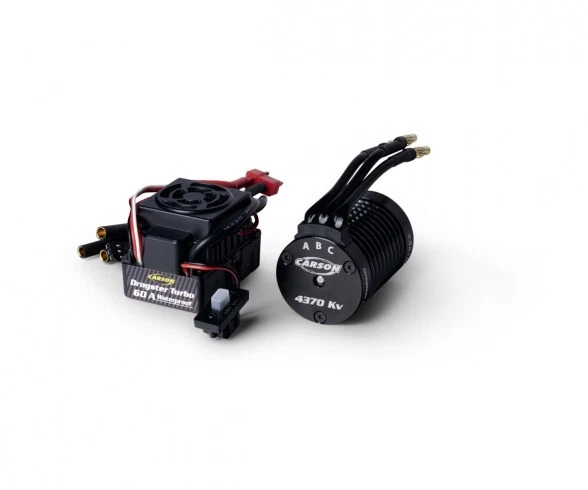 Carson 500906301 BL Motor BL Set Dragster Turbo 4370 KV für 1:10 Brushless - Bild 1 von 1