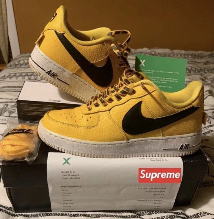 Nike Air Force 1 ‘07 Low NBA Amarillo Yellow 2017 Rare Nike Air Force 1  main image 2