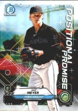 2021 BOWMAN CHROME POSITIONAL PROMISE POS-MM MAX MEYER MIAMI MARLINS 