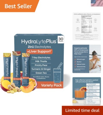 Boost Your Wellness with Antioxidant Electrolyte + Liver Support   30 Packet Mix