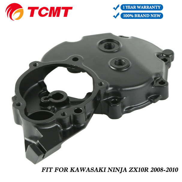 その他 Item 10 Black Right Starter Engine Crankcase Cover Fit For KAWASAKI ZX10R