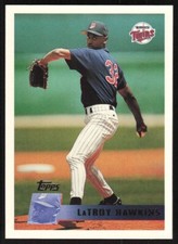 1996 Topps LaTroy Hawkins #407 Minnesota Twins