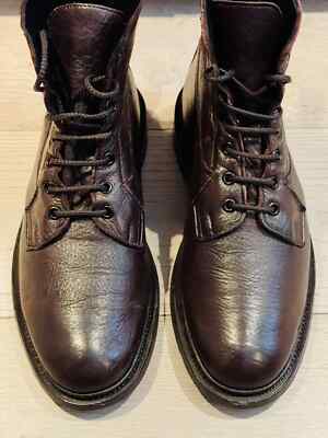 Trickers Burford Country Boot. Brown OLIVVIA Deerskin. UK 9. ($800 original)
