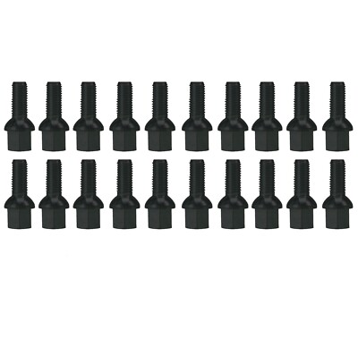 20 x Radschrauben Kugelbund M14 x 1,5 x 27 R14 Mercedes-Benz SL SLK SLR SLS AMG