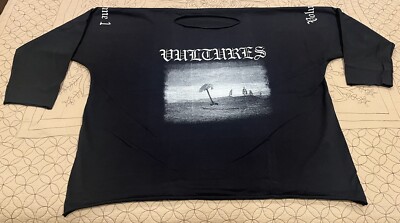 NEW YEEZY YZY Gosha Long Sleeve Vultures Album Box T Shirt Black Sz 2 M/L Kanye