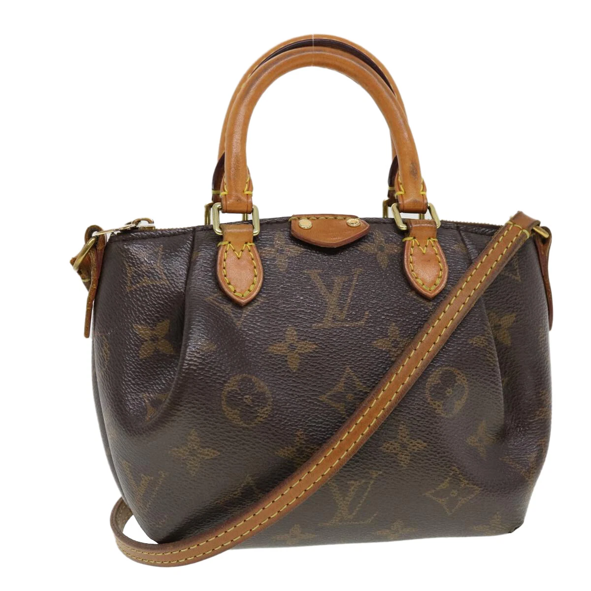 LOUIS VUITTON Monogram Nanoturene Shoulder Bag M61253 LV Auth am4511 | eBay