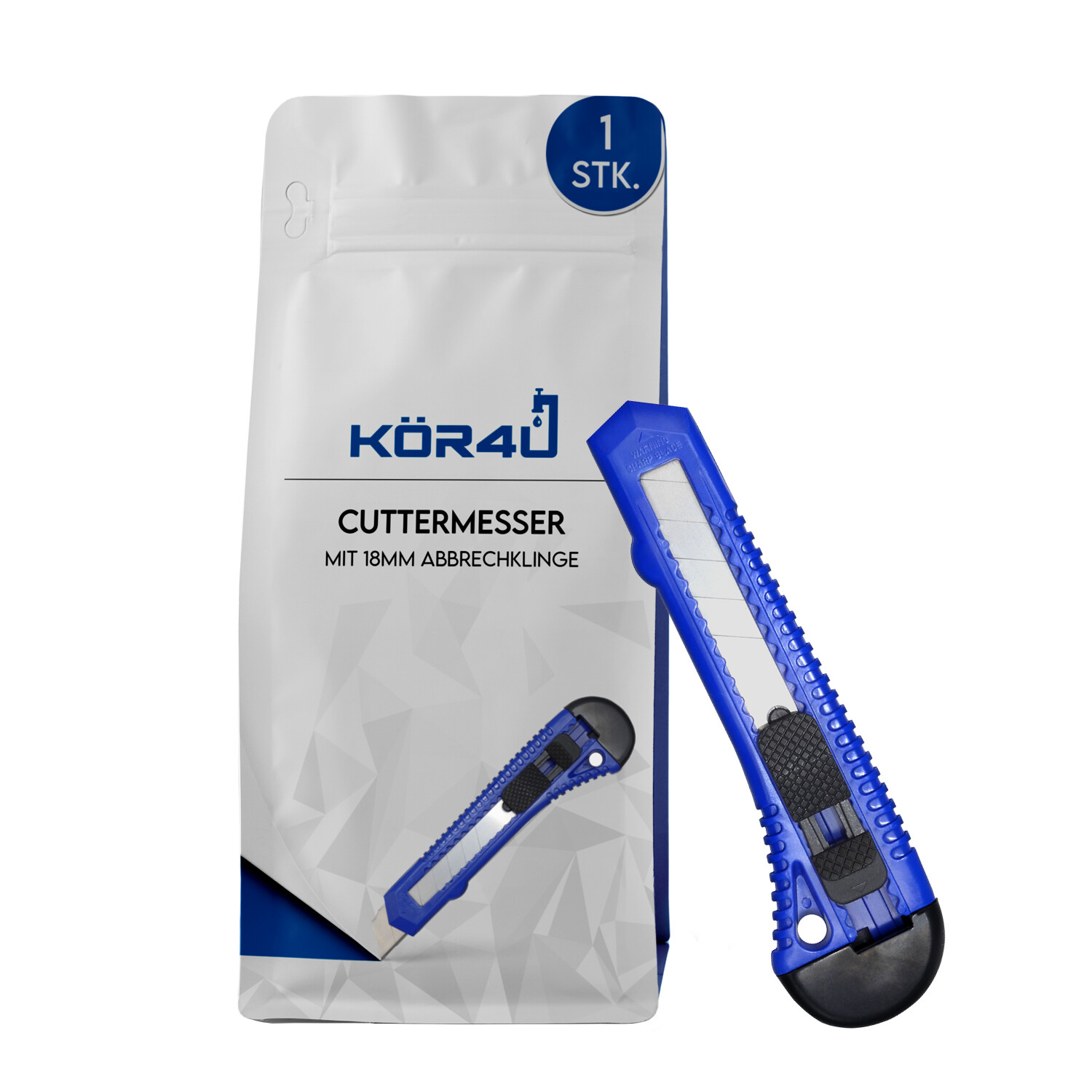 Cuttermesser 18mm mit Abbrechklinge - Blau online kaufen | eBay