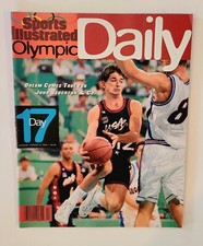 1996 Atlanta Olympic Daily John Stockton USA SPORTS ILLUSTRATED Day # 17
