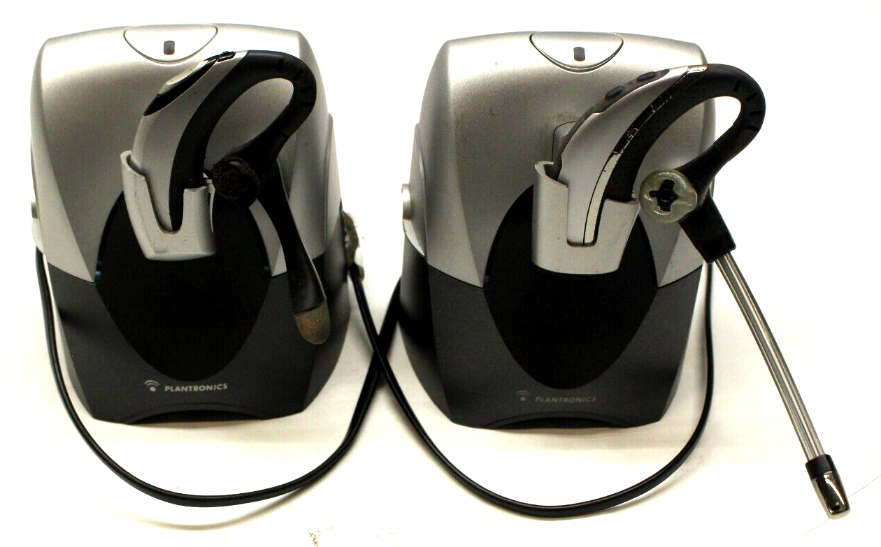 Plantronics CS70NC Wireless Headset System QTY 2 (No Charger)