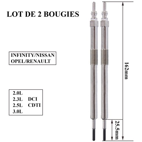 Candela Candelette Pinze per MASTER 3 NV400 MOVANO 2,3 2,3l DCI CDTI - Foto 2 di 6