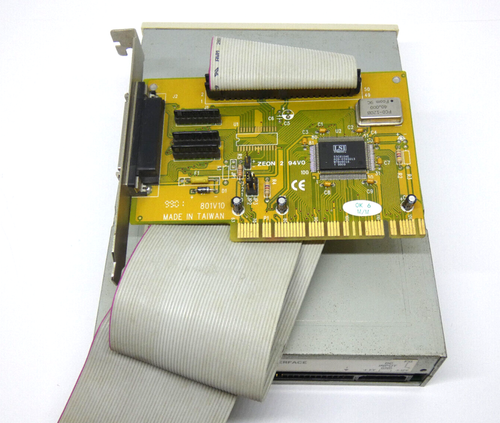TEAC CD-R55S RETRO CD-ROM SCSI LAUFWERK mit LSI 53C810AE SCSI Karte und Kabel - Bild 4 von 5
