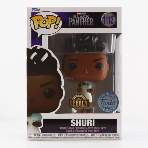 Black Panther Legacy Shuri Pop Marvel #1112 Vinyl Figura Funko