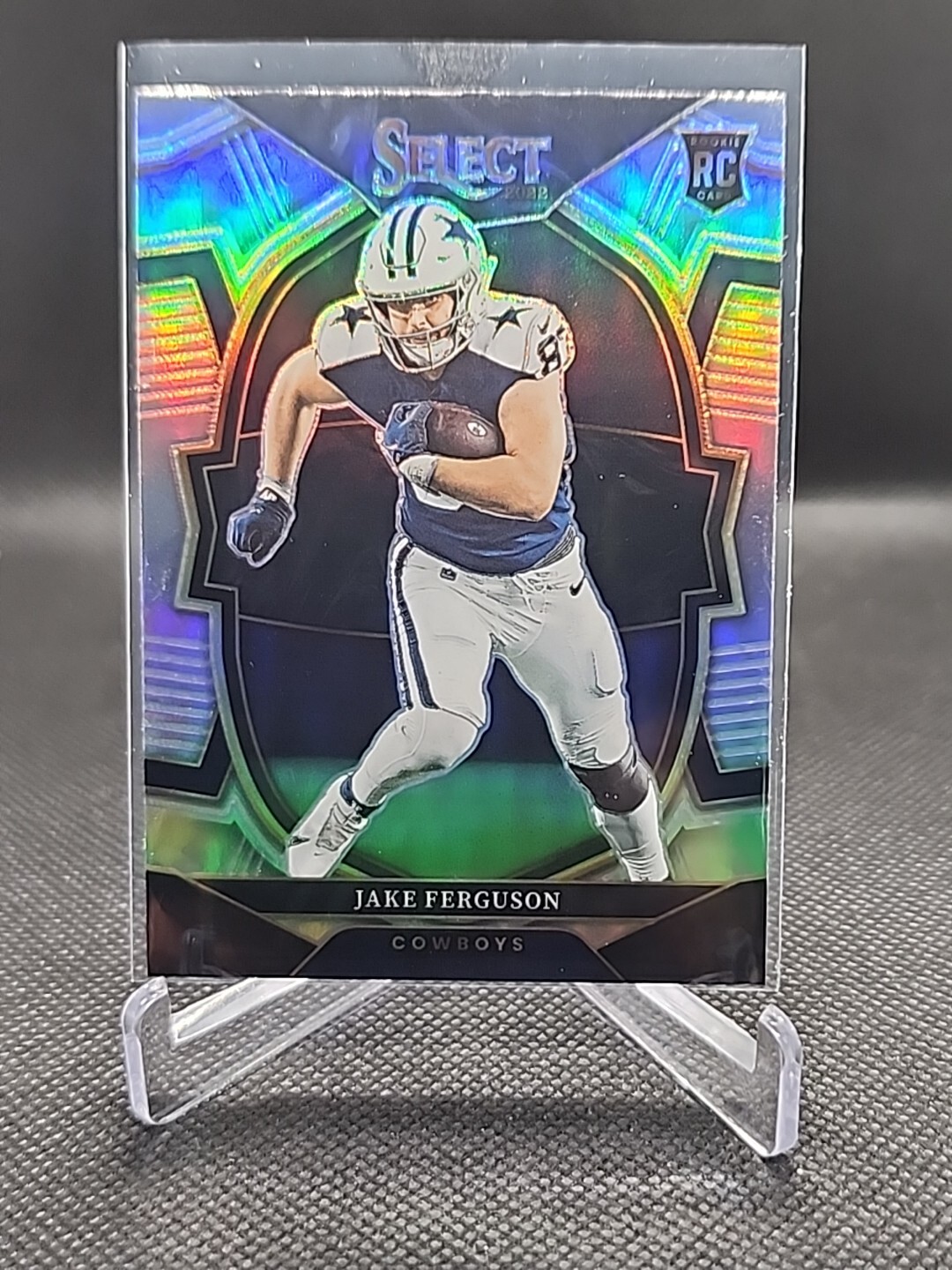 2022 Panini Select - Concourse Silver Prizm #87 Jake Ferguson (RC)