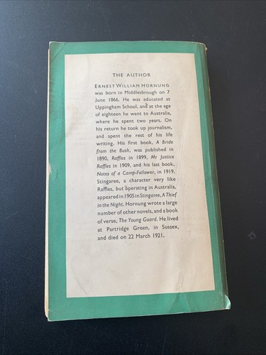 Raffles By E W Hornung, 1952 - Imagen 2 de 4