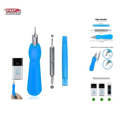 Video Screwdriver Bit Set for Battery and Wifi Access - Fits All Video Doorbe...