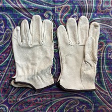 Men s VTG 90 s Leather Cowhide Gloves Size Large Tan Winter Workwear