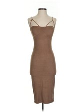 Fashion Nova Women Brown Cocktail Dress S