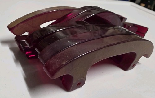 Cherry Amber Bakelite Handles • 312 Grams