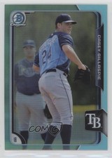 2015 Bowman Draft Chrome Sky Blue Refractor Casey Gillaspie #4 1tr