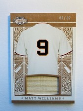 2025 Leaf Lumber Matt Williams Game Used Relic /45