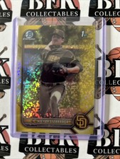 2022 Bowman - Chrome Victor Lizarraga #BCP-127 Yellow Mini Diamond /75