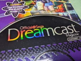 Dreamcast Magazine Febuary 2001 Vol. 11 Sega Dreamcast Complete in Box