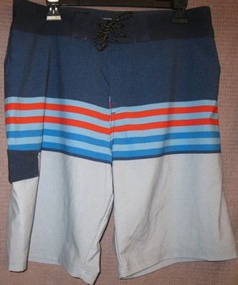 Ocean Current poly/spandex boardshorts with right leg cargo pocket men's size 34