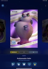 Topps Digital DISNEY COLLECT legendary chrome Purple Ambassador Helix