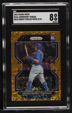 2022 Panini Prizm Tier II Gold Donut Circle 5/10 Johneshwy Fargas #144 SGC 8 0c2