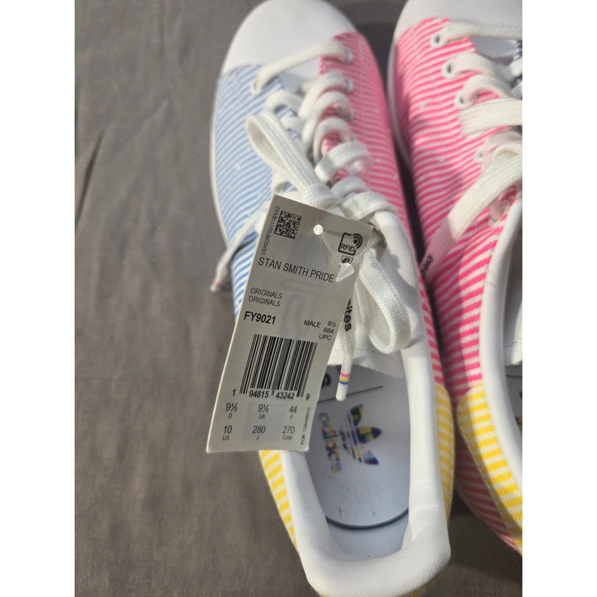 2020 Adidas Stan Smith Pride Love Unites Retro Shoes - Men\'s Size 9.5 Women\'s 11 Size 9.5 - adidas Stan Smith Pride for sale online | eBay main image 4