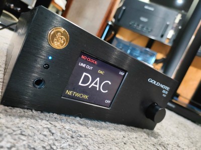 GOLD NOTE DS-10 PLUS DAC STREAMER PREAMP AND HEADPHONE AMP