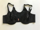 Soma Vanishing Back 360 Unlined Front Close Bra Perfect Coverage Black Size 36C