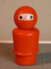 Vtg. Fisher Price Little People #945 Orange Deep Sea Diver Man Off-Shore Cargo