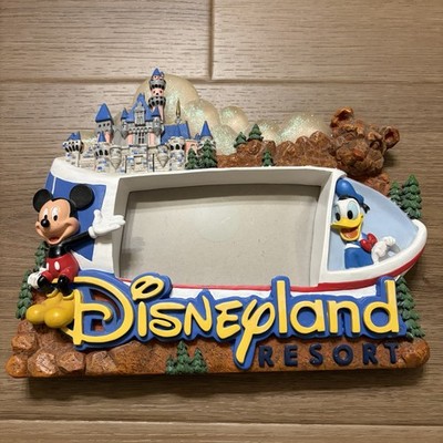 Vintage Disneyland Resort 3D Resin Picture Frame/Mickey Mouse, Donald Duck