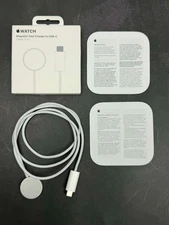 Genuine Apple Watch Cable Magnetic Fast Charger to USB-C Woven Braided 1M Cable