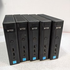 LOT OF 5 - Dell Wyse Dx0Q 5020 AMD GX-415GA 1.5GHz NO SSD 4GB RAM Thin Client
