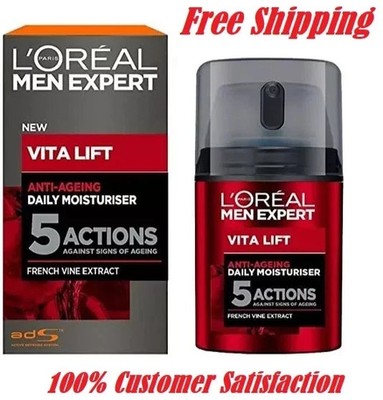 L'Oreal Paris Men Expert Vita Lift 5 Daily Moisturiser 50ml, 1.7 Fl Oz